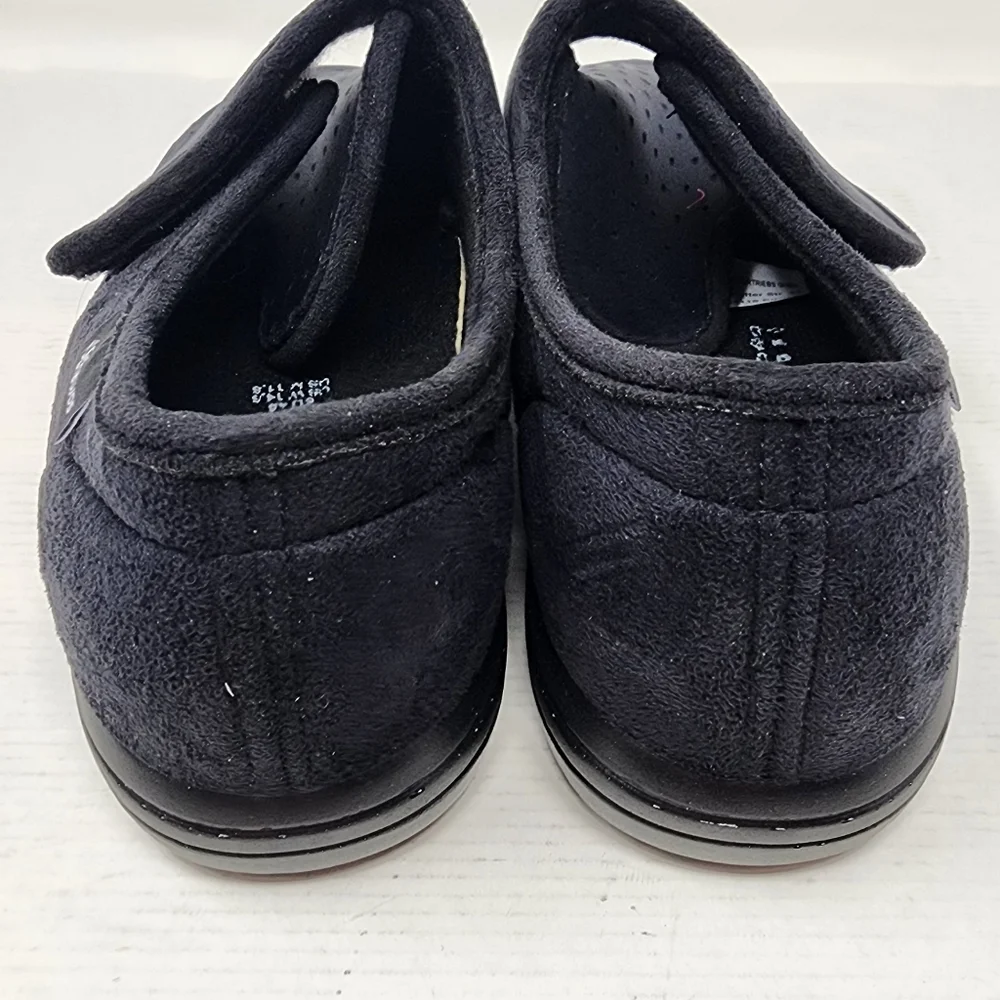 New Schawos Comfort Shoe Black Orthopedic Stretch Diabetic‎ Shoe Size 11.5